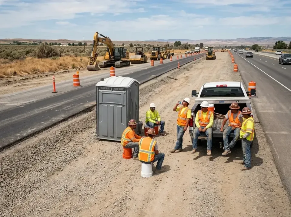 highway-road-construction-crew-007 — frequently asked questions, Porta Potty and Restroom Rentals in Wales, WI